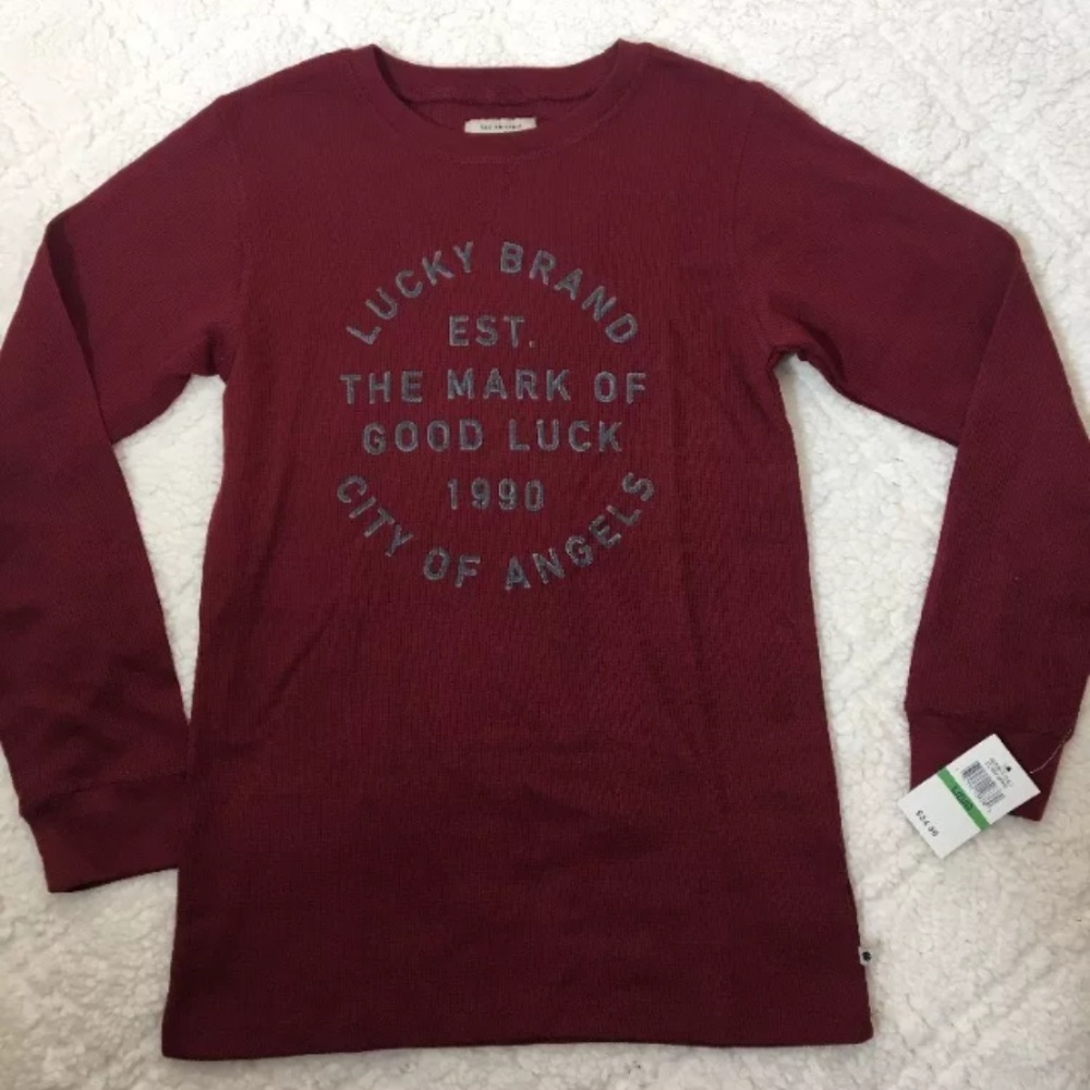 NWT Lucky Brand Children Womens Graphic Thermal